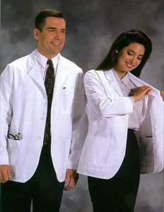 Manteau de docteur blanc Manteaux de lac Manteaux médicaux unisexes Uniforme d'hôpital - Product Image 5
