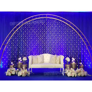 Half-Moon <b>Candle</b> <b>Wall</b> for Wedding Decoration Wedding Stage Half-moon <b>Candle</b> Back-<b>wall</b> European Wedding <b>Candle</b> <b>Holder</b> Backwall - Product Image 1