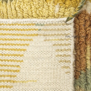 Wholesale Modern Rug, Indian Handmade Shaggy Carpet Floor Rug, Moroccan Hand Knotted <b>Wool</b> Area Rugs - Product Image 4