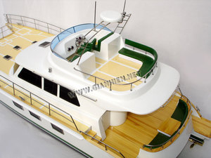 Cadeau de nouveauté de bateau modèle en bois 47 artisanal pour le voyage - Product Image 2