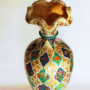 มือพิมพ์อูฐผิวโคมไฟ/แจกัน - Product Image 1