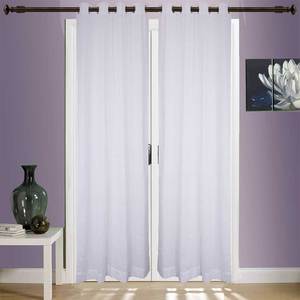 Rideau de porte en coton blanc, 1 pièce, ondulé, décoration pour la maison - Product Image 2