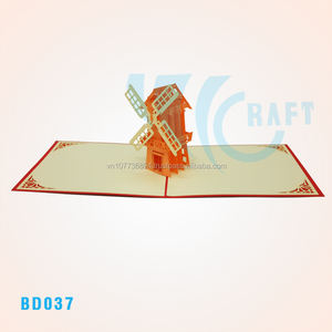 Carte de vœux Ben Thanh market 3d popup pour l'exportation en vrac - Product Image 4