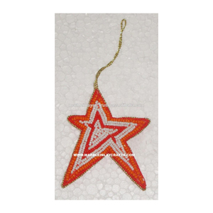 Magnifique Design Indien Broderie De Noël Suspendus - Product Image 1