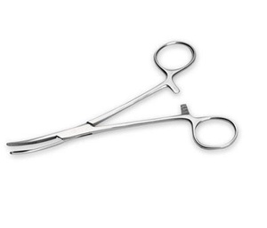 Pinzas hemostáticas antimosquitos Halsted rectas y curvadas, 12,5 cm, uso único y reutilizable - Product Image 1