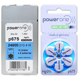 Hot bán điện một máy trợ thính kích thước pin 675 1.4V kẽm không khí <span class=keywords><strong>HG</strong></span> miễn phí thủy ngân màu xanh cho CIC BTE ric loại - Product Image 4