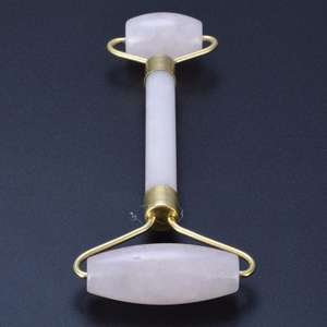 Rodillo de masaje de alta calidad, piedra de cuarzo de cristal, rodillo de cristal para masaje facial, rodillo de productos faciales, mayorista de 4 a 5 pulgadas - Product Image 4