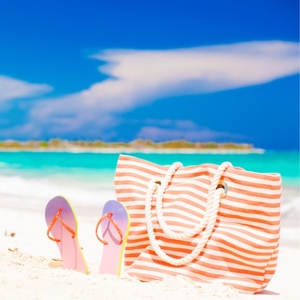 Bolsa de playa de alta calidad, Colección Premium, bolsa de playa a rayas de lona de algodón, bolsas suaves ecológicas con logotipo para venta al por mayor en India - Product Image 2