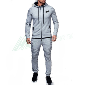 Ensemble de survêtement 2 pièces pour homme, taille plus, vêtements de sport, veste et pantalon à capuche - Product Image 3