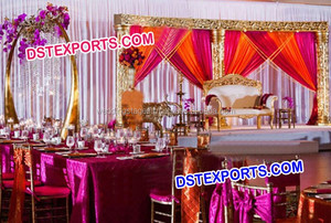หรูหราแคนาดางานแต่งงานเวทีการตั้งค่าเอเชียจัดงานแต่งงานBackstageตกแต่งงานแต่งงานIndo-Canadian Stageชุด - Product Image 5