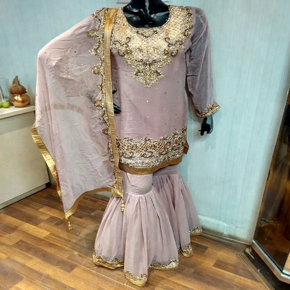 Setelan Jas Salwar India/Kain Bermuda/Salwar Kameez Koleksi Terbaru 2018