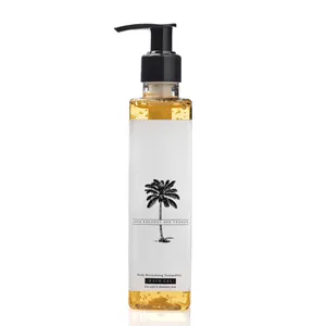 Gel douche à la noix de coco et à l'orange de Java avec marque privée gel douche naturel de beauté d'Inde soins pour la peau transparents gel douche nettoyant en profondeur