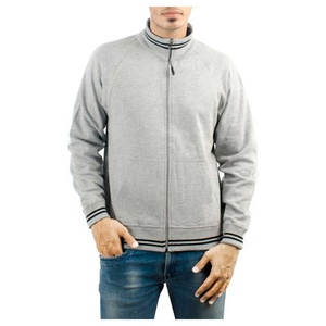 Ropa al por mayor sudadera personalizada para hombres cuello redondo 100% algodón lavado liso sudaderas - Product Image 1