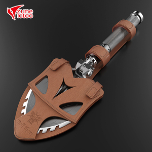 Ventes en gros de pelles multifonctions Zune Lotoo <span class=keywords><strong>Wolf</strong></span> Thorn Casting Fold, équipement de camping, randonnée, plein air, pelle multifonctionnelle - Product Image 5