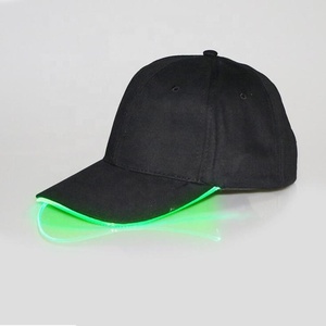 LED de <span class=keywords><strong>moda</strong></span> iluminado sombrero hombres mujeres baile sombreros de béisbol luminosa Noche de Club fiesta Hip-Hop ajustable deportes sólido sombrero de novedad - Product Image 5