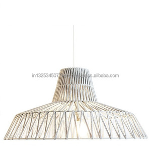 Lámpara colgante de yute Weave Orb - Product Image 4