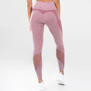 Leggings Deportivos para Mujer, Cintura Alta Elástica, Transpirables, con Inserciones de Malla Sexy, Leggings de Moda - Product Image 5
