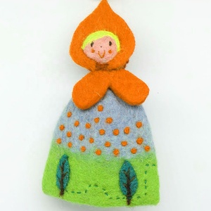 Marionnettes à main en laine non tissées, cm, différentes formes, jolis animaux de la Jungle, matériaux éducatifs pour enfants, sensation à la main - Product Image 5