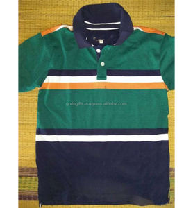 T-shirt Polo à manches longues en coton biologique de qualité supérieure à rayures pour hommes, respirant, manches longues, piqué pour Polo Plus en ligne P - Product Image 4