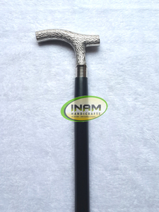 Premium Quality and Hand Carved Vintage Style / Wooden Foldable <b>Walking</b> <b>Stick</b> / <b>Walking</b> Cane with Designer Derby Handle - Product Image 2