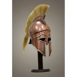 Casco de armadura corintiana griega con Plume - Product Image 1
