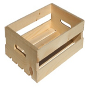 Handmade Vintage Solid <b>Wooden</b> <b>Crate</b> Style Storage Boxes Bins - Product Image 1