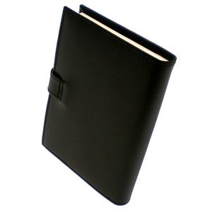 ส่วนบุคคลหนังโน๊ตบุ๊ควารสาร/โน๊ตบุ๊ควารสารด้วยการกดปุ่มล็อค/วางแผนสีดำและผู้จัดงาน - Product Image 1