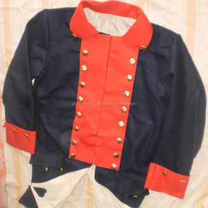 Hombres de alta calidad 100% lana invierno requisito personalizado Logo uniforme revolucionario nuevos abrigos - Product Image 2