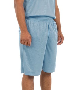 Short de basket-ball personnalisé pour jeunes vente en gros séchage rapide tissu en maille anti-rides teinture sublimée pantalon court décontracté fermeture à cordon - Product Image 3