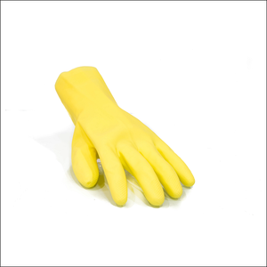 Longue durée imperméable à l'eau jaune gants en caoutchouc latex pour main moite ustensiles de cuisine maison de lavage nettoyage jardinage tout usage - Product Image 2