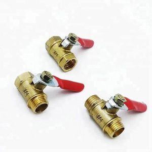 全端口1/2在内螺纹BSPT连接器无铅黄铜球阀 - Product Image 1