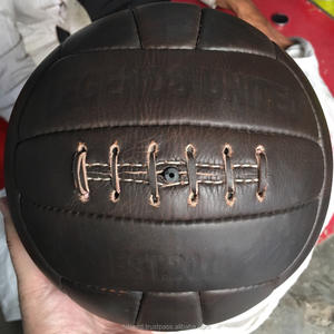 Balón de fútbol de cuero Vintage talla 5 - Product Image 4