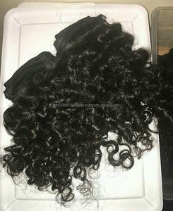 Tissage de cheveux humains brésiliens à effet humide et ondulé, cheveux vierges non traités, vente en gros, prix d'usine - Product Image 6