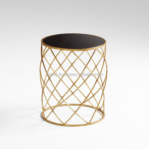 MESA DE BODA dorada, mesa lateral para sofá, mesa de centro moderna - Product Image 3
