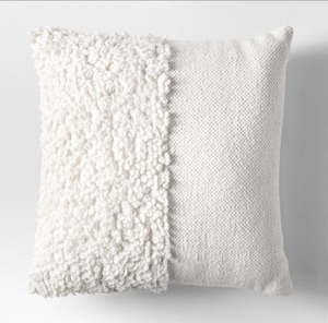 DÉCORATIF MOELLEUX HOUSSE de COUSSIN EN COTON - Product Image 1