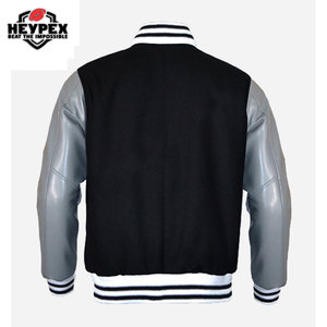Chaquetas universitarias formales de invierno para hombres con cuello levantado Venta caliente Teñido liso Excelente servicio OEM - Product Image 4