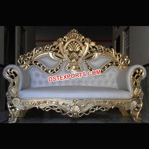 Meubles de mariage plaqués or Mariages royaux Canapé deux places Look élégant Chaises de scène - Product Image 2