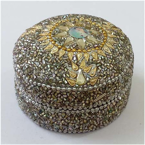 PB-281 Lac Glitter <b>Mirrored</b> Trinket <b>Jewelry</b> <b>Box</b> Elegant and Reflective Storage Solution - Product Image 1
