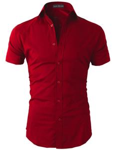 Vente en gros Chemise indienne à couture manuelle sur mesure pour homme Poche poitrine Manches longues Manches courtes Coton Teint uni A_14 - Product Image 2