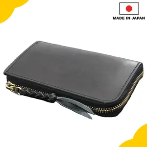 Dompet Kulit Buatan Tangan Bergaya "Sui" Buatan Jepang