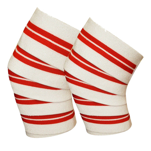 Rodilleras de goma para ejercicio de gimnasio personalizadas al por mayor para levantamiento de pesas y levantamiento de potencia logotipo personalizado producto de seguridad para Fitness - Product Image 3