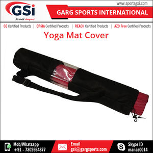 Impresionante tendencia Yoga Mat cubierta Correa ecológica tela de poliéster resistente al desgaste fácil de abrir colores surtidos gimnasio uso logotipo OEM - Product Image 2