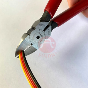 FUJIYA Diagonal Pliers Precision Side Cutting Nippers Metric Steel OEM High Carbon Alloy Steel 6 Inch Industrial Grade - Product Image 3