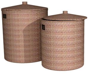 Handmade Rattan <b>Wicker</b> <b>Basket</b> with Handle Multi Purpose for Home Organization, <b>Laundry</b> and Picnic Vintage Woven Rattan Outdoor - Product Image 1