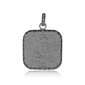 Vente en gros nouvel arrivage pendentif fait main en argent Sterling 925 avec diamant à volants - Product Image 3