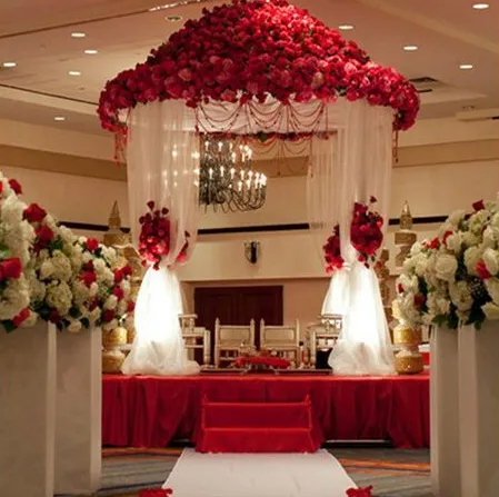 Düğün dekorasyon damlayan hint mandap düğün dekorasyon