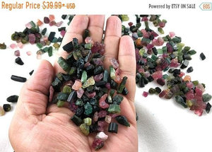 Đá Quý Rời Nhiều Đá Tourmaline Tự Nhiên Đồ Trang Sức Làm Đẹp Thô Ráp Nhiều Màu Sắc Tuyệt Vời Chưa Được Xử Lý - Product Image 3