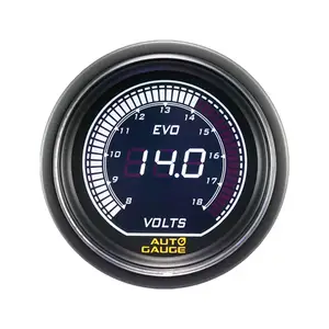 Hot 52 millimetri digital evo display LCD auto volt gauge