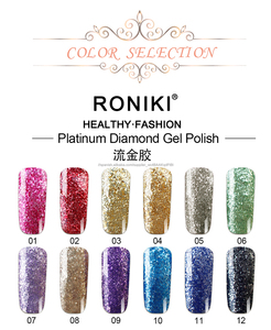 RONIKI uv gel para uñas por mayor nuevo producto salio uv gel polaco platino diamante gel - Product Image 6