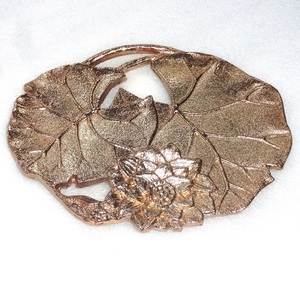 Feuille décorative en métal moulé, 1 pièce, résistante à la chaleur, dessus de Table rond - Product Image 1